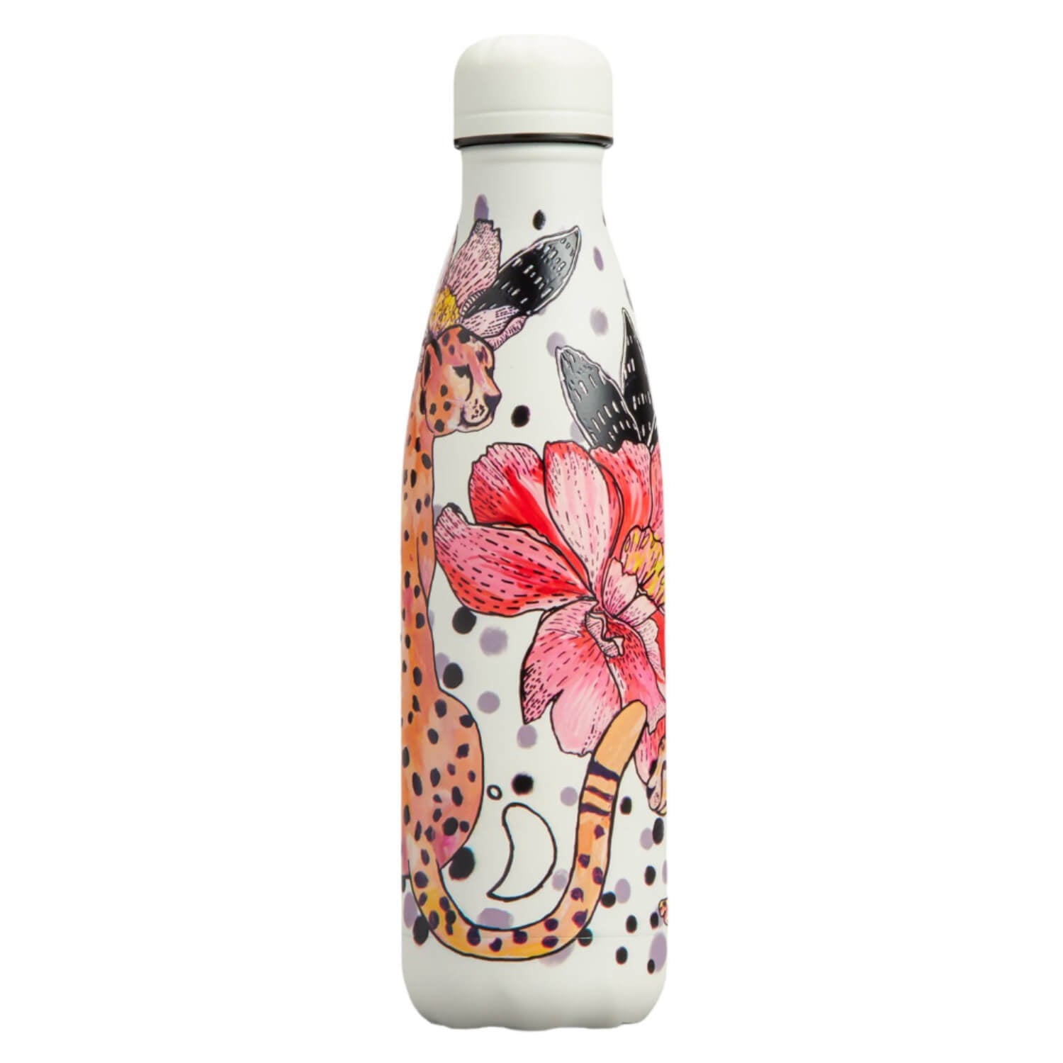 Chilly's Tropical 500ml Bottle - Polka Zebra