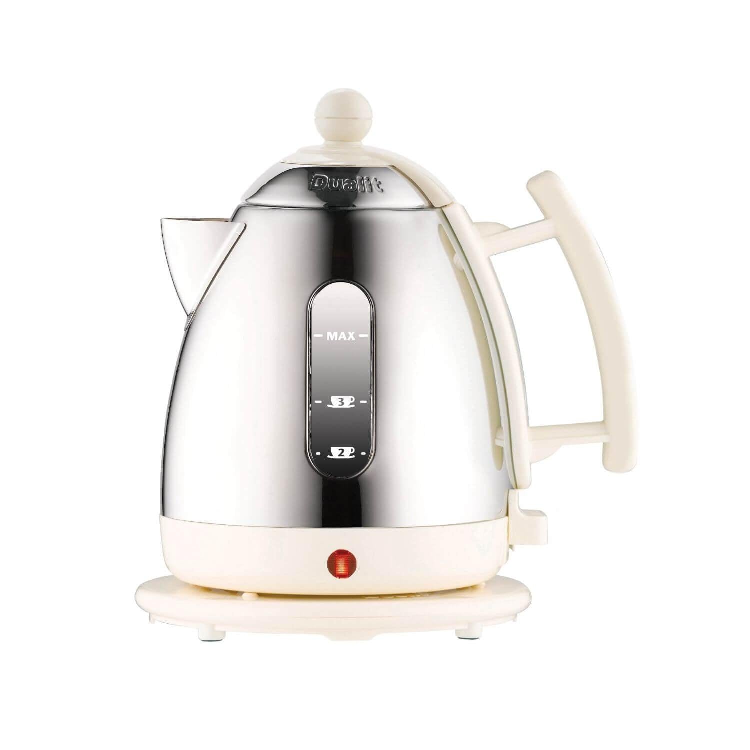 DUALIT 72010 1.5 LITRE CORDLESS JUG KETTLE BLACK & CHROME - BRAND NEW pro