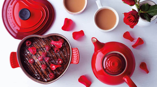 Le Creuset Rose Petal Chocolate Raspberry Cake Recipe