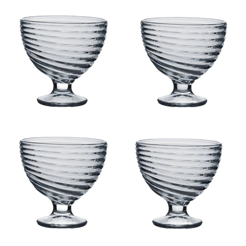 Ravenhead Essentials Swirl Sundae Dishes - Set of 4