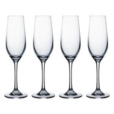 Ravenhead Kings Set of 4 20cl Crystal Flute Glasses