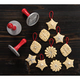 Nordic Ware Set of 3 Cookie Stamps - Pretty Pleated