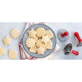 Nordic Ware Set of 3 Cookie Stamps - Pretty Pleated