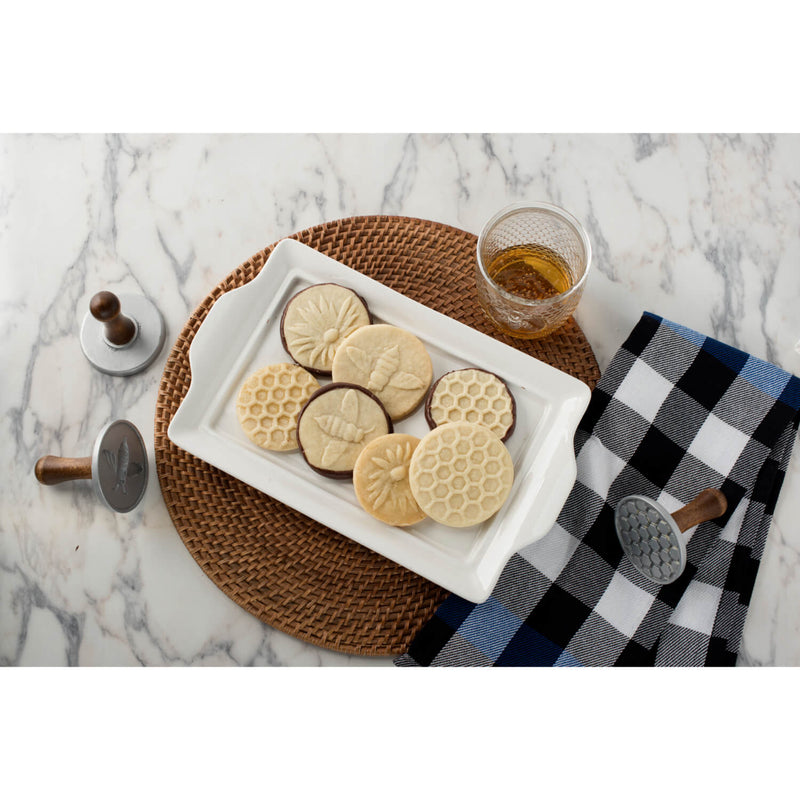 Nordic Ware Set of 3 Cookie Stamps - Honey Bees