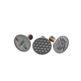 Nordic Ware Set of 3 Cookie Stamps - Honey Bees