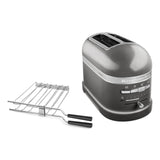 KitchenAid Artisan 5KMT2204BMS 2 Slice Toaster - Medallion Silver