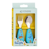 Viners Sea Life 2-Piece Childrens Cutlery Set