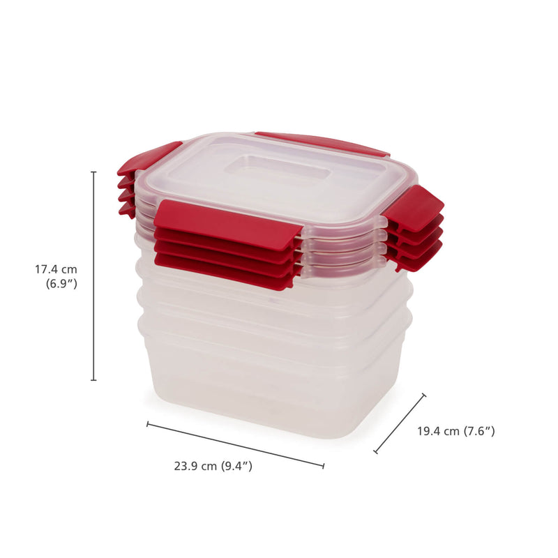 Joseph Joseph  Nest™ Lock 4-Piece 1.1 Litre Rectangular Food Container Set