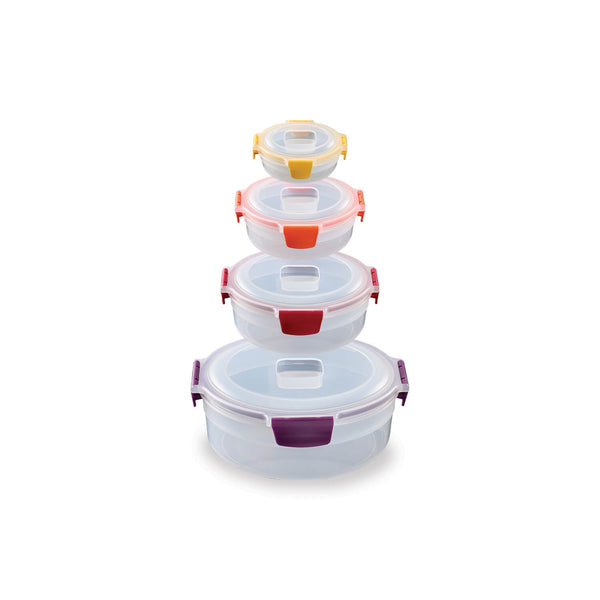 Joseph Joseph Nest™ Lock 4-Piece Multi-Size Round Food Container Set