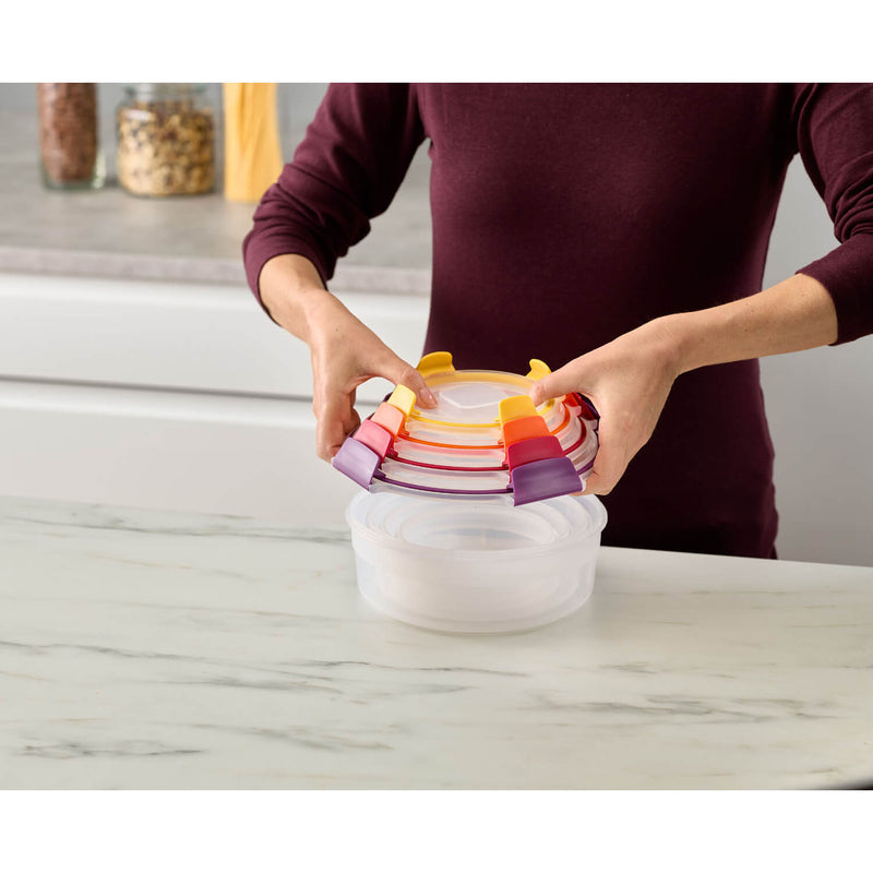 Joseph Joseph Nest™ Lock 4-Piece Multi-Size Round Food Container Set