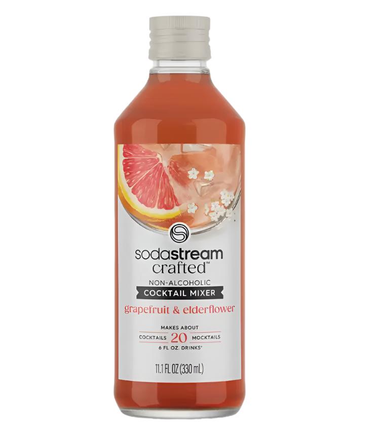 Sodastream Crafted 330ml Cocktail Mixer - Grapefruit & Elderflower