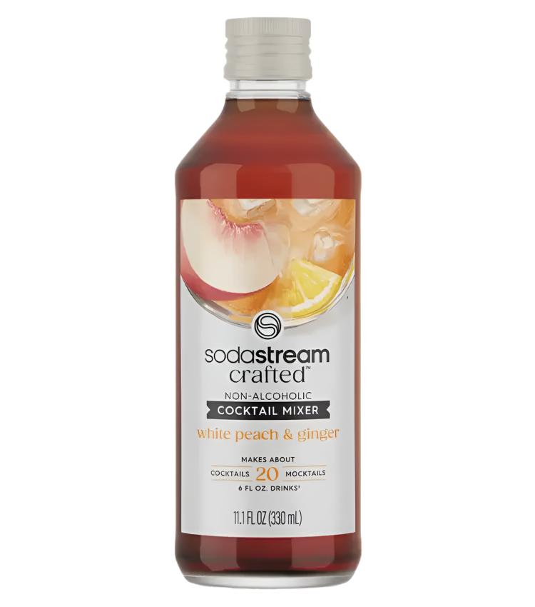 Sodastream Crafted 330ml Cocktail Mixer - Peach & Ginger