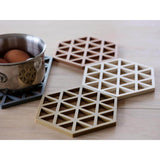 Zone Denmark Triangles Silicone Trivet - Khaki