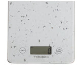 Typhoon Elements Digital Kitchen Scales - White Quartz Effect