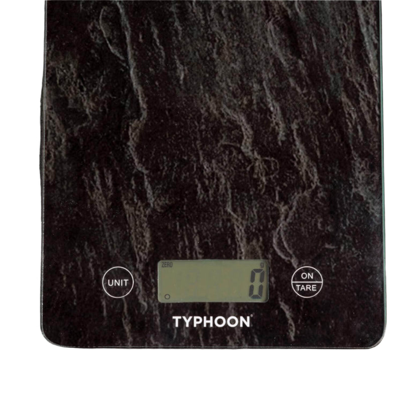 Typhoon Elements Digital Kitchen Scales - Slate Effect