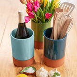 Dexam Sintra Glazed Terracotta Wine Cooler - Duck Egg