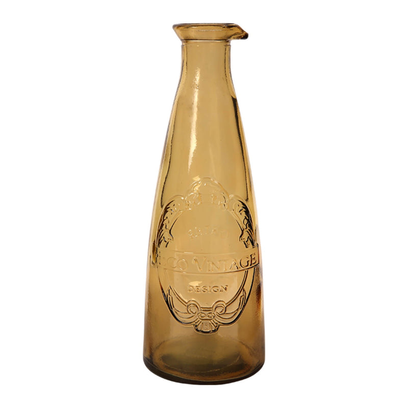 Dexam Sintra 100% Recycled Glass 1 Litre Carafe - Ochre