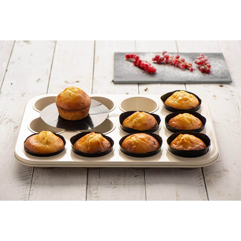 NoStik Reusable Muffin Tin Liners - Set of 12