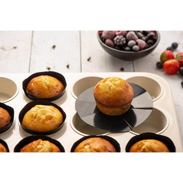 NoStik Reusable Muffin Tin Liners - Set of 12