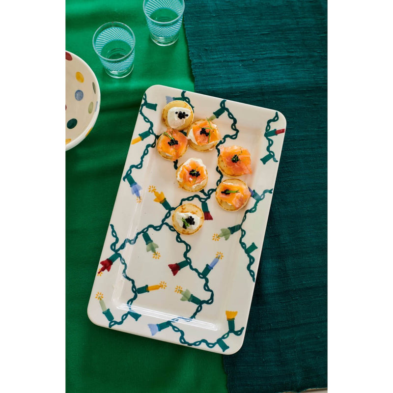 Emma Bridgewater Medium Oblong Platter - Fairy Lights