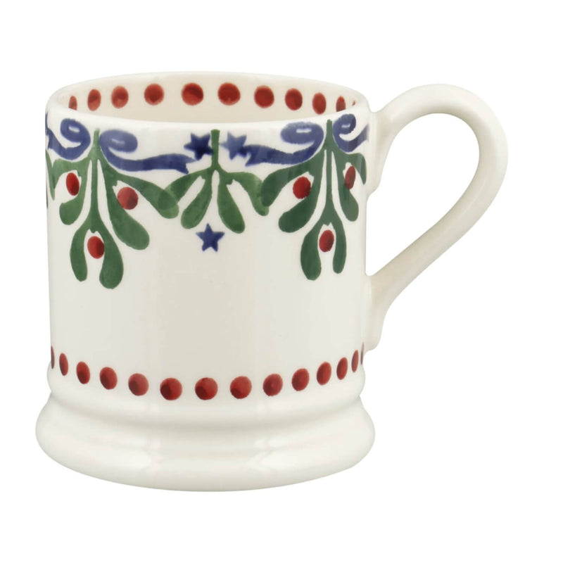 Emma Bridgewater Half Pint Mug - Mistletoe