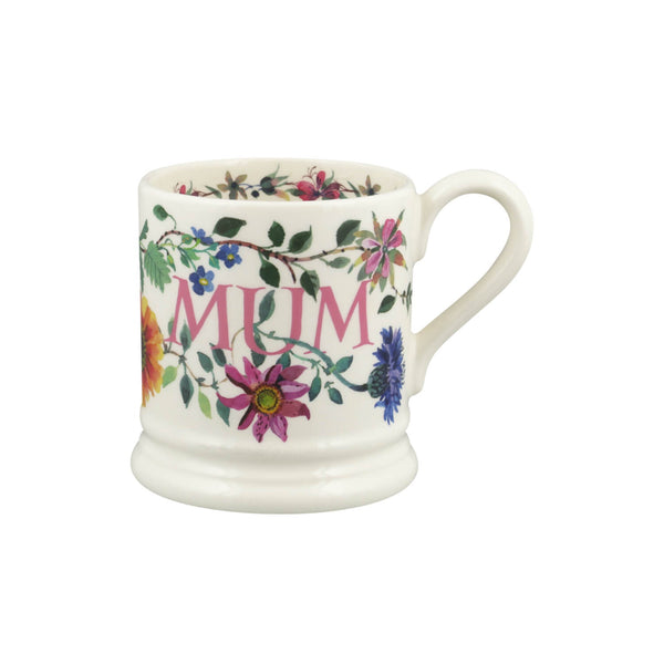 Emma Bridgewater Half Pint Mug - Garden Flowers - Mum