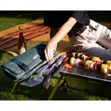 Joseph Joseph GrillOut™ Stainless Steel BBQ 3-Piece Retractable Turner, Tongs & Fork Set