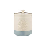 Mason Cash Stoneware Home To Roost 16cm x 11.5cm Storage Jar - Cream & Blue