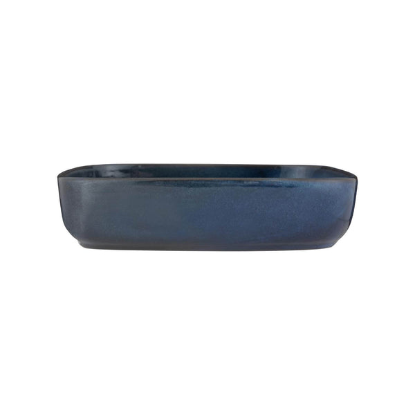 Mason Cash Reactive Blue Stoneware 23cm x 17.5cm Rectangle Dish