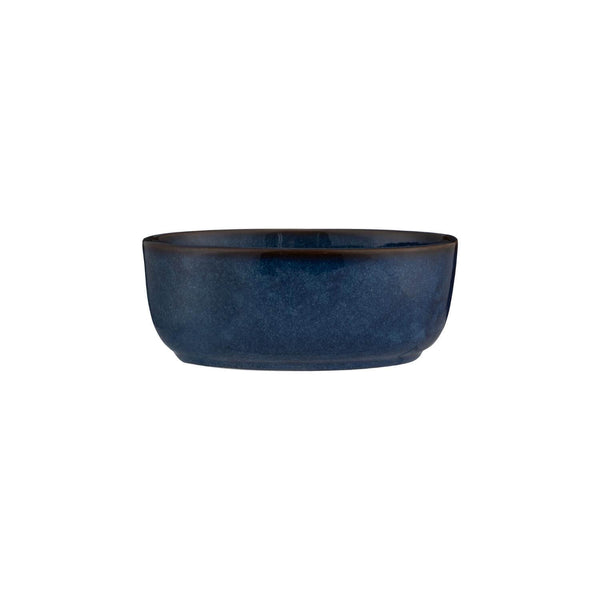 Mason Cash Reactive Blue Stoneware 18cm Oval Pie Dish