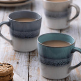 Mason Cash Reactive Fade 400ml Stoneware Mug - Blue