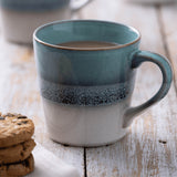 Mason Cash Reactive Fade 400ml Stoneware Mug - Blue