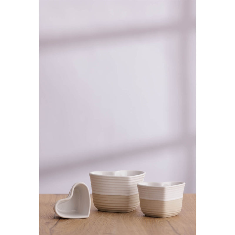 Mason Cash Stoneware Rusic Charm Measuring Cups - Set Of 3