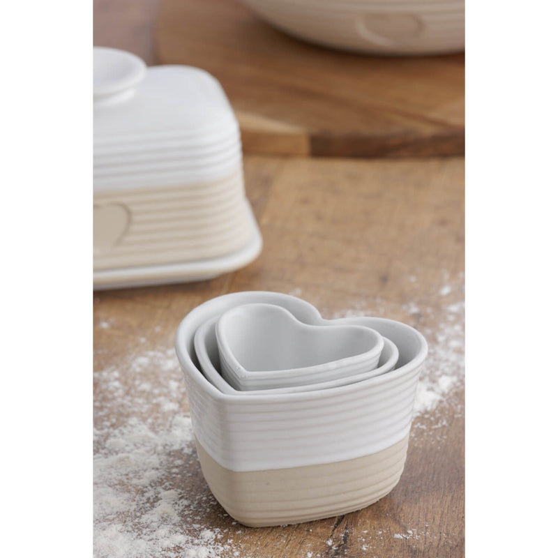 Mason Cash Stoneware Rusic Charm Measuring Cups - Set Of 3