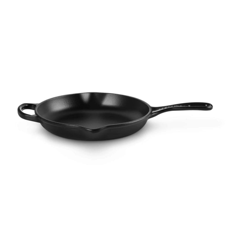 Le Creuset Signature Cast Iron 23cm Round Skillet - Satin Black