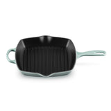 Le Creuset Signature Cast Iron 26cm Square Grillit - Sea Salt