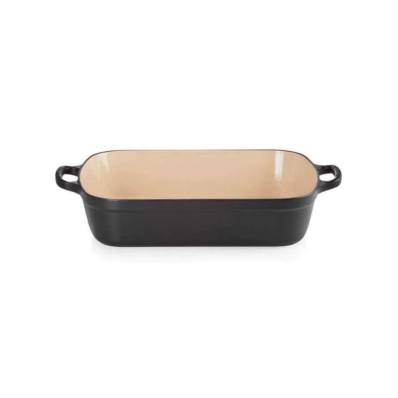 Le Creuset Signature Cast Iron 33cm Rectangular Roaster - Satin Black