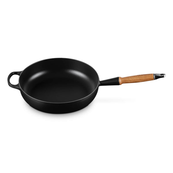 Le Creuset Signature Cast Iron 28cm Saute Pan - Satin Black