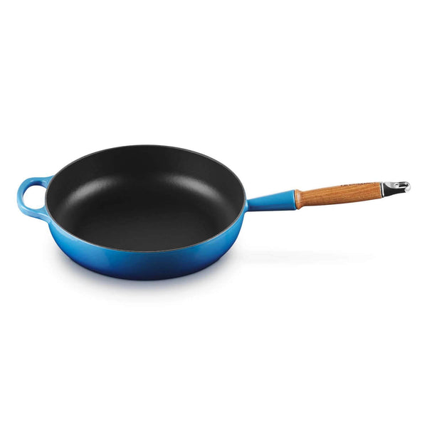 Le Creuset Signature Cast Iron 28cm Saute Pan - Azure