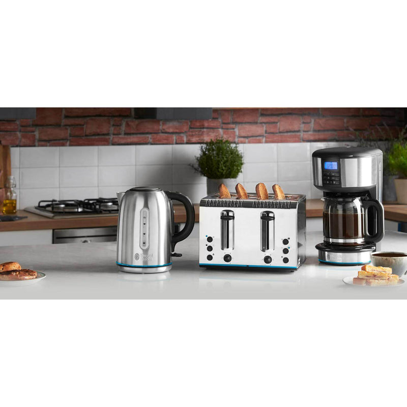 Russell Hobbs Buckingham 4 Slice Toaster - Polished Stainless Steel