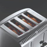 Russell Hobbs Buckingham 4 Slice Toaster - Polished Stainless Steel