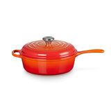 Le Creuset Signature Cast Iron 26cm Cassadou with Handle - Volcanic