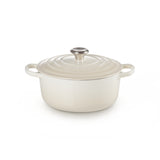 Le Creuset Signature Cast Iron 20cm Round Casserole - Meringue