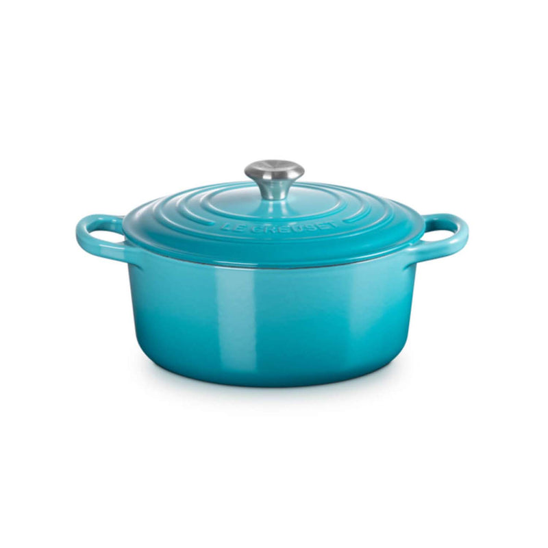 Le Creuset Signature Cast Iron 22cm Round Casserole - Teal