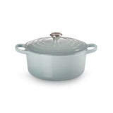 Le Creuset Signature 22cm Cast Iron Round Casserole - Sea Salt