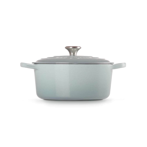 Le Creuset Signature 22cm Cast Iron Round Casserole - Sea Salt