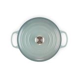 Le Creuset Signature 22cm Cast Iron Round Casserole - Sea Salt