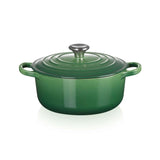 Le Creuset Signature Cast Iron 24cm Round Casserole  - Bamboo Green