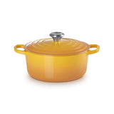 Le Creuset Signature Cast Iron 24cm Round Casserole - Nectar