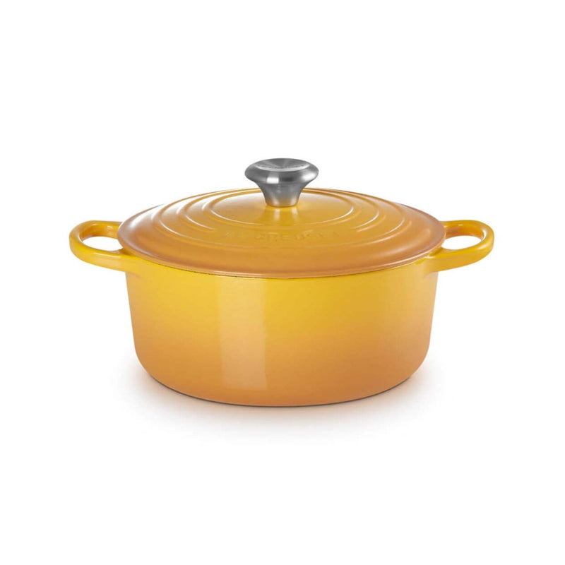 Le Creuset Signature Cast Iron 24cm Round Casserole - Nectar